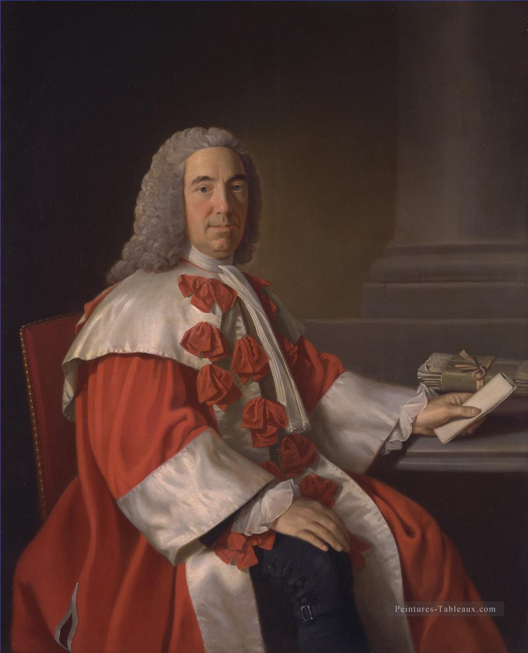 Alexander Boswell Lord Auchinleck Allan Ramsay portraiture classicisme Peintures à l'huile